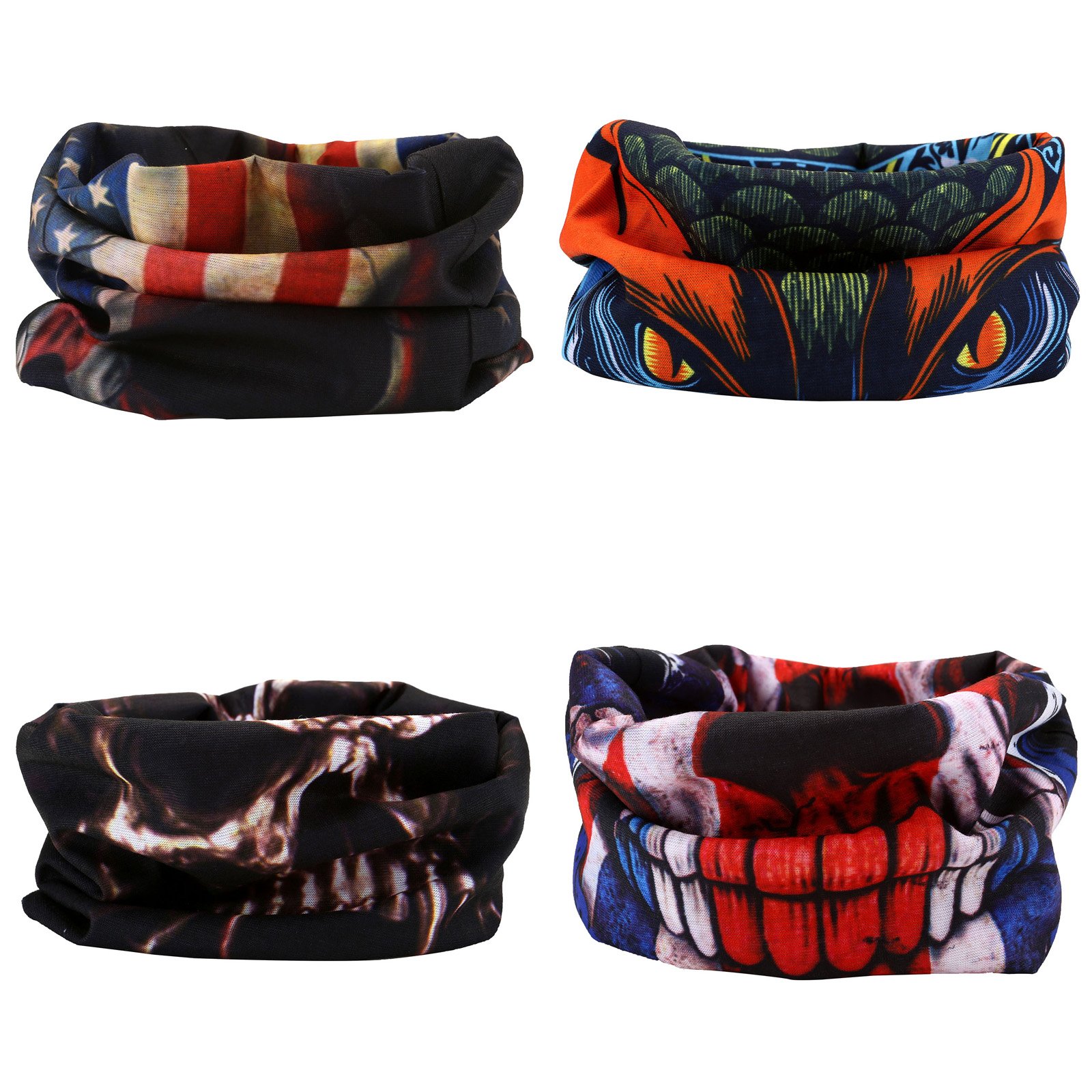Multifunctional Bandana 4pcs - 图片 3