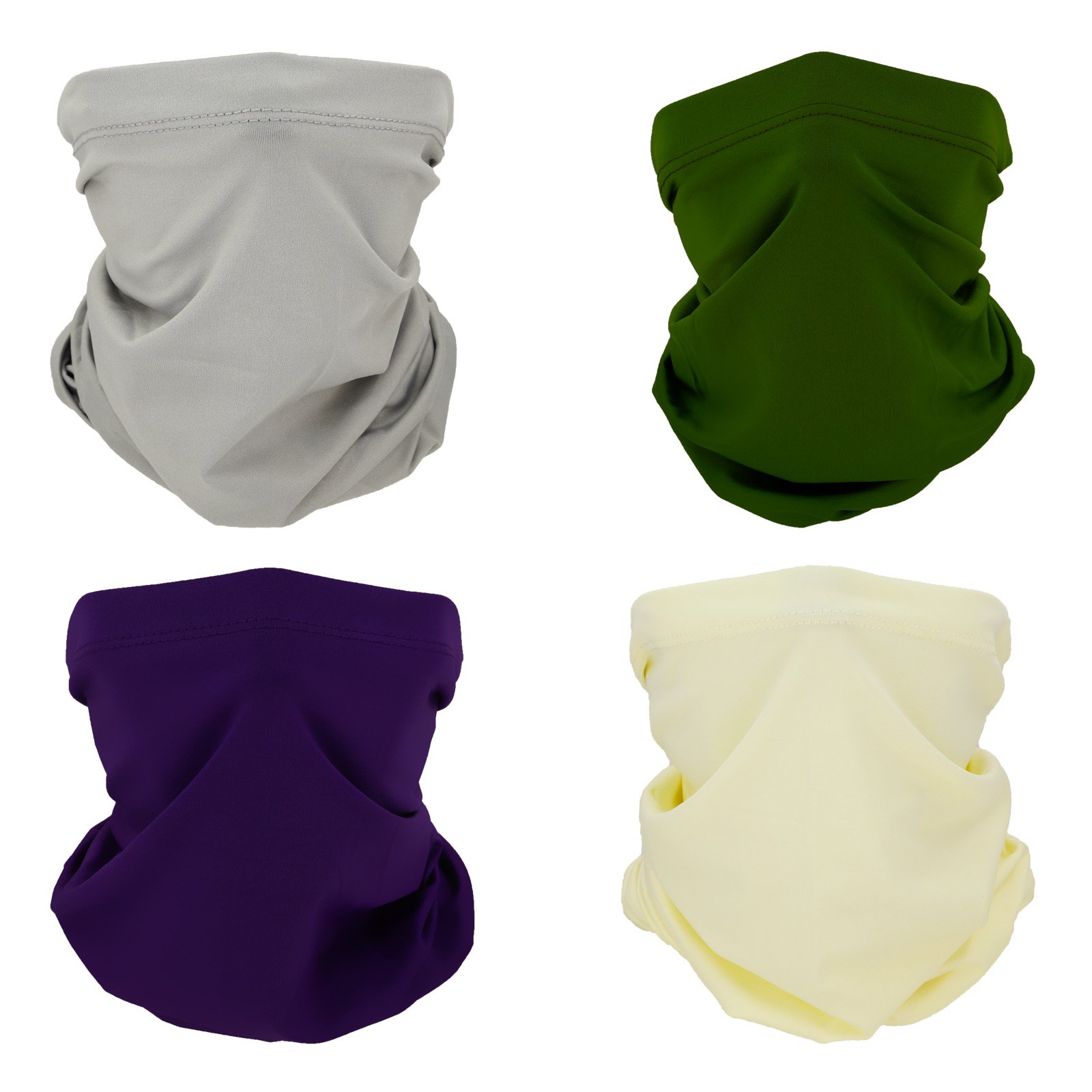 Multifunctional Neck Gaiter 4pcs