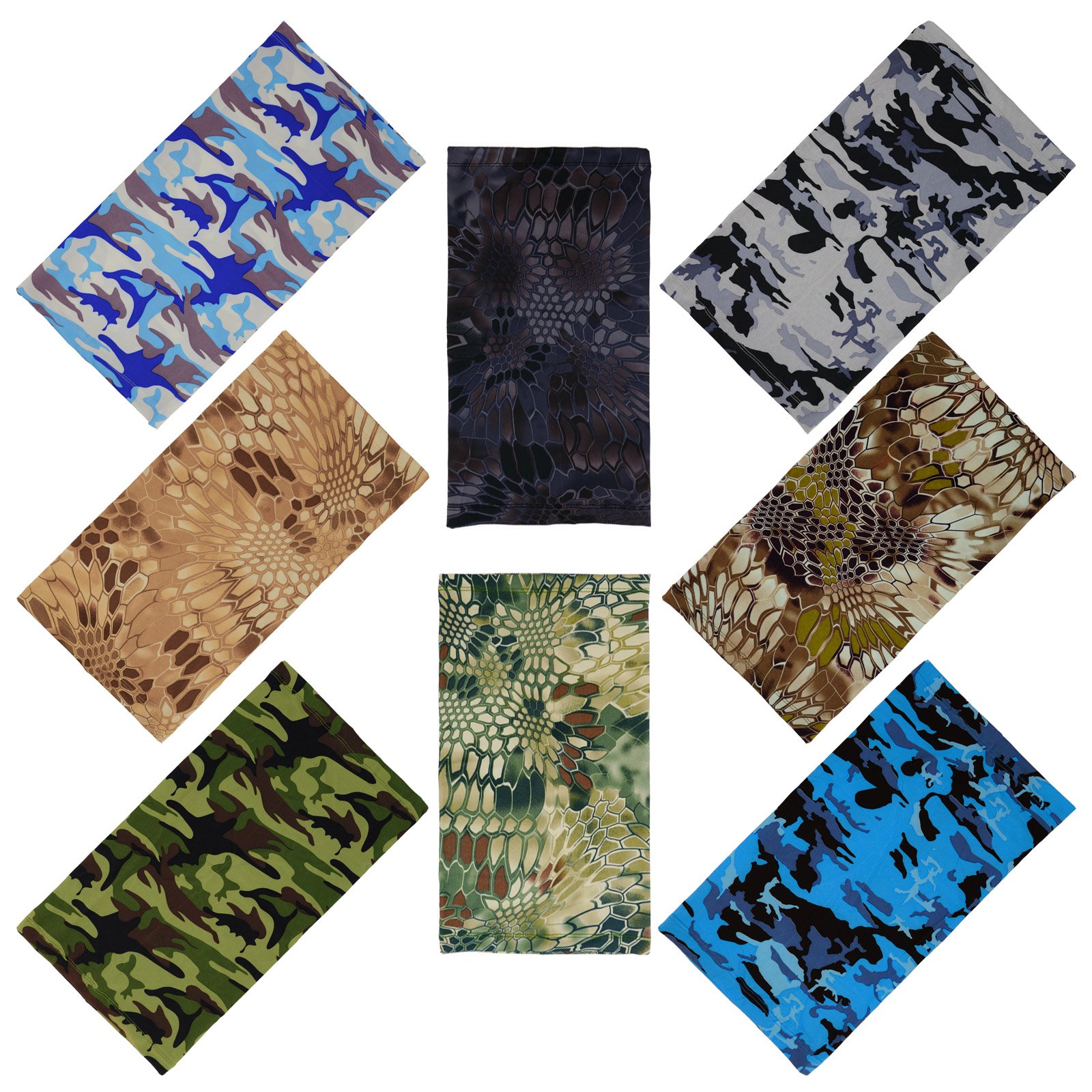 Multifunctional Neck Gaiter 8pcs - 图片 4