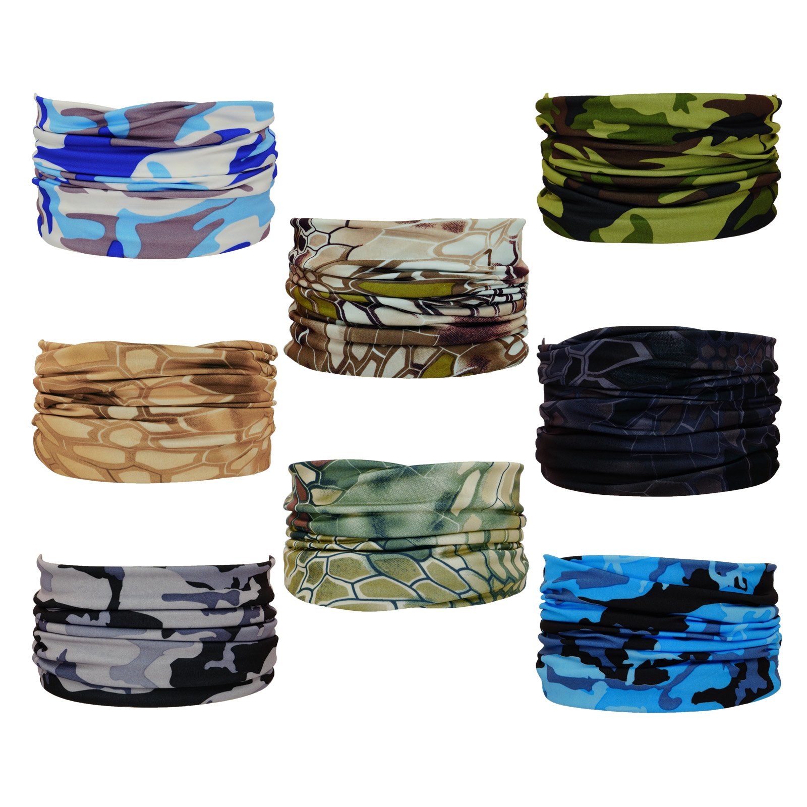Multifunctional Neck Gaiter 8pcs - 图片 3