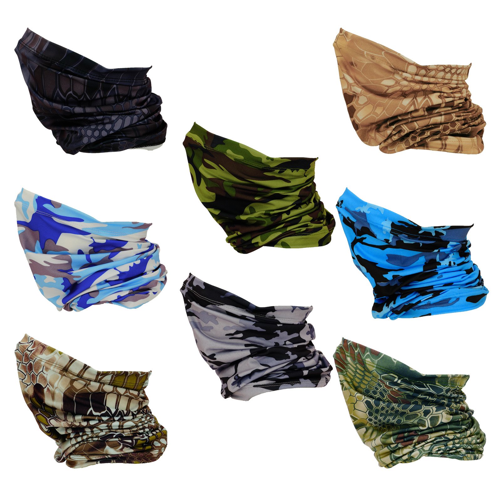 Multifunctional Neck Gaiter 8pcs - 图片 2