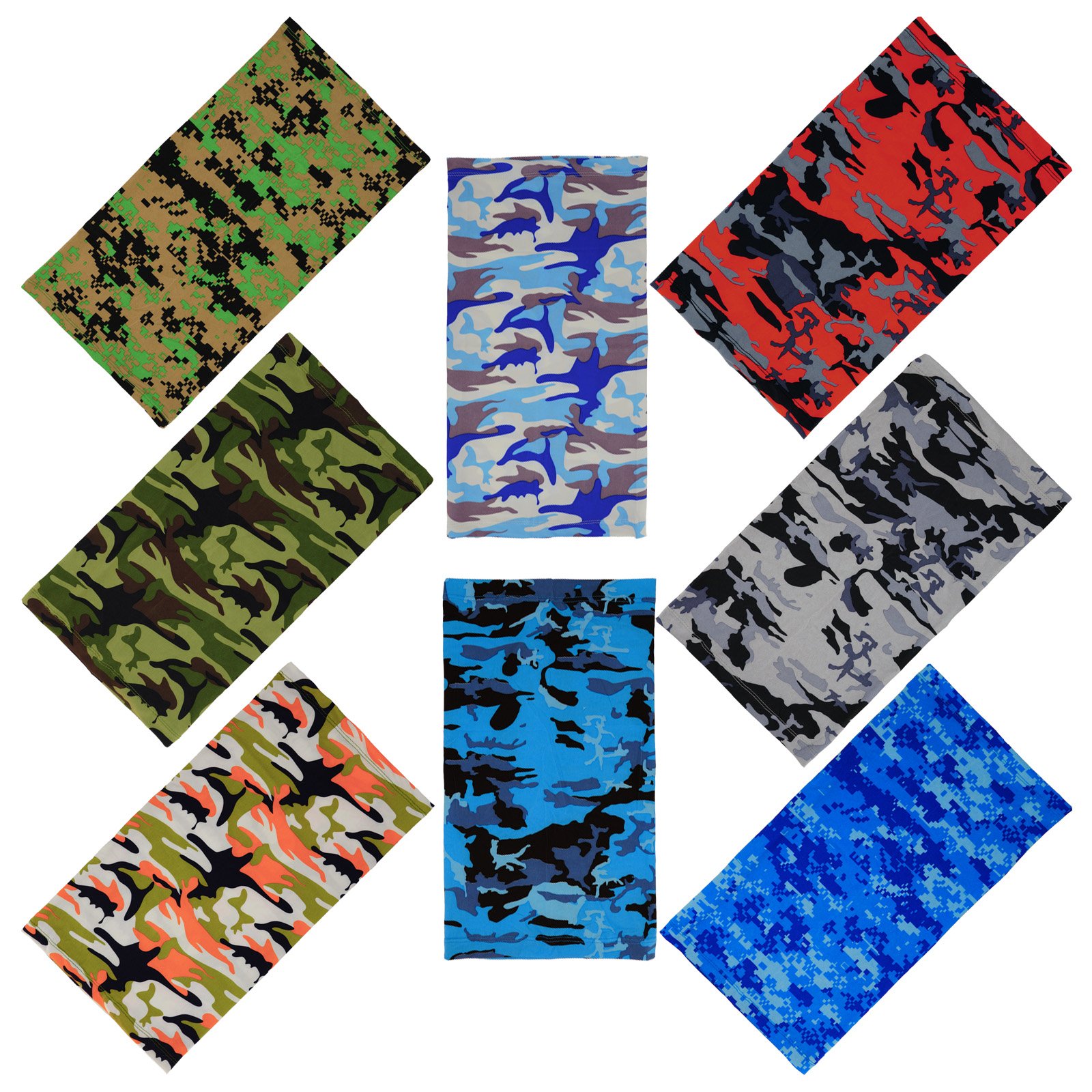 Multifunctional Neck Gaiter 8pcs - 图片 4
