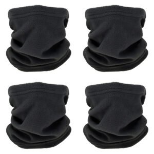 Polar Fleece Neck Gaiter 4pcs