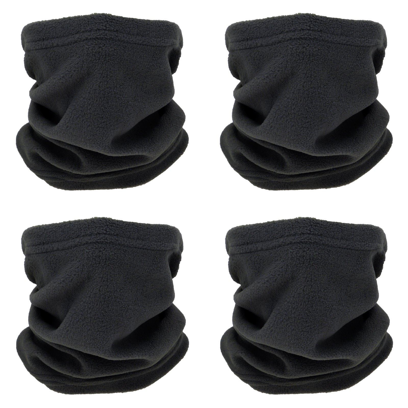 Polar Fleece Neck Gaiter 4pcs