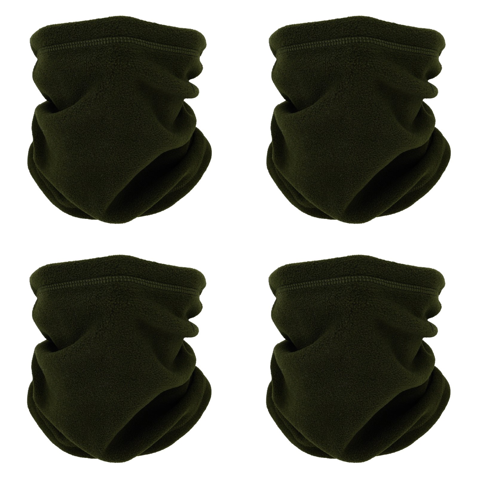 Polar Fleece Neck Gaiter 4pcs