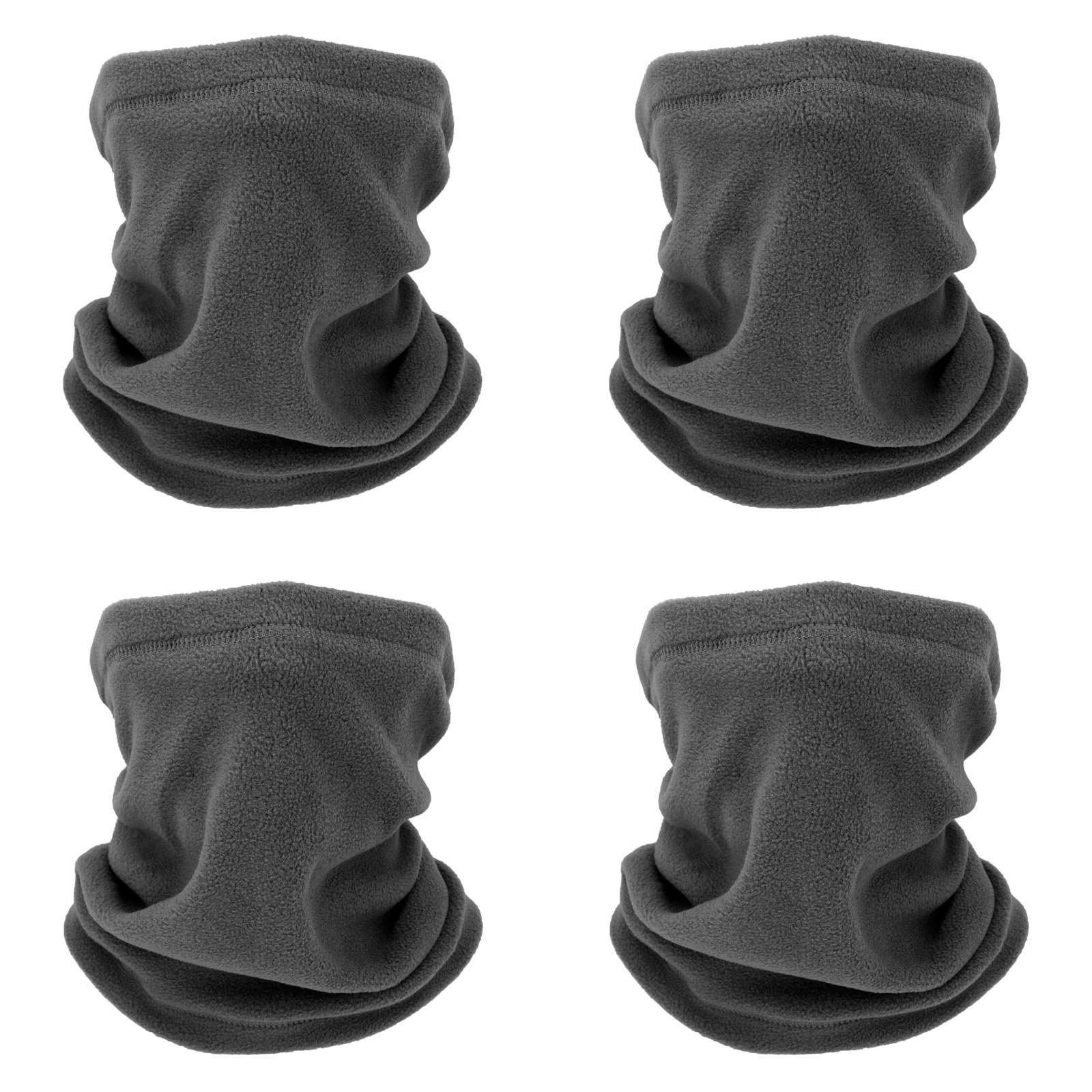 Polar Fleece Neck Gaiter 4pcs