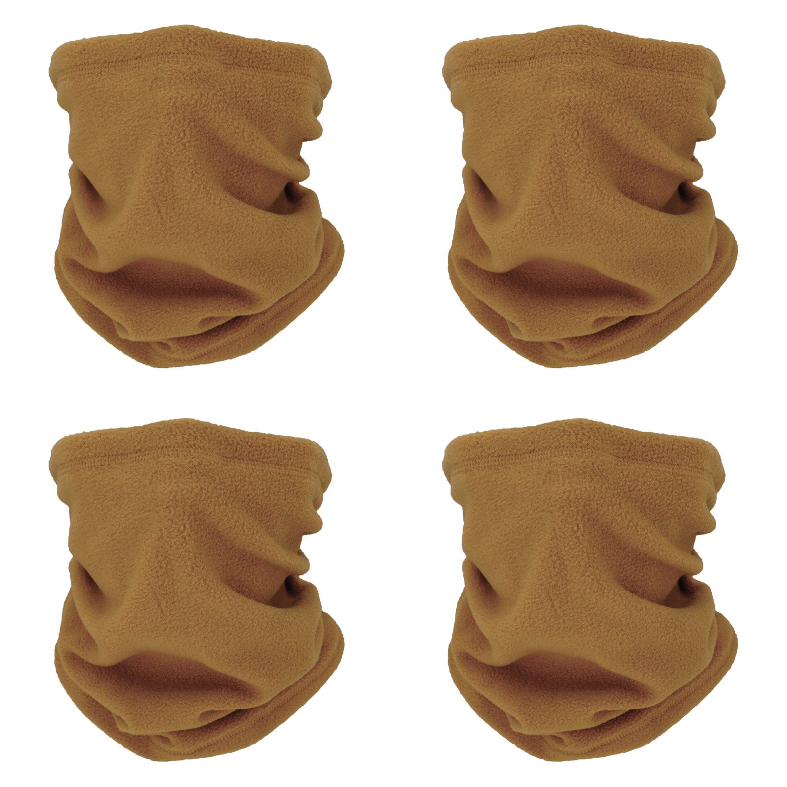 Polar Fleece Neck Gaiter 4pcs