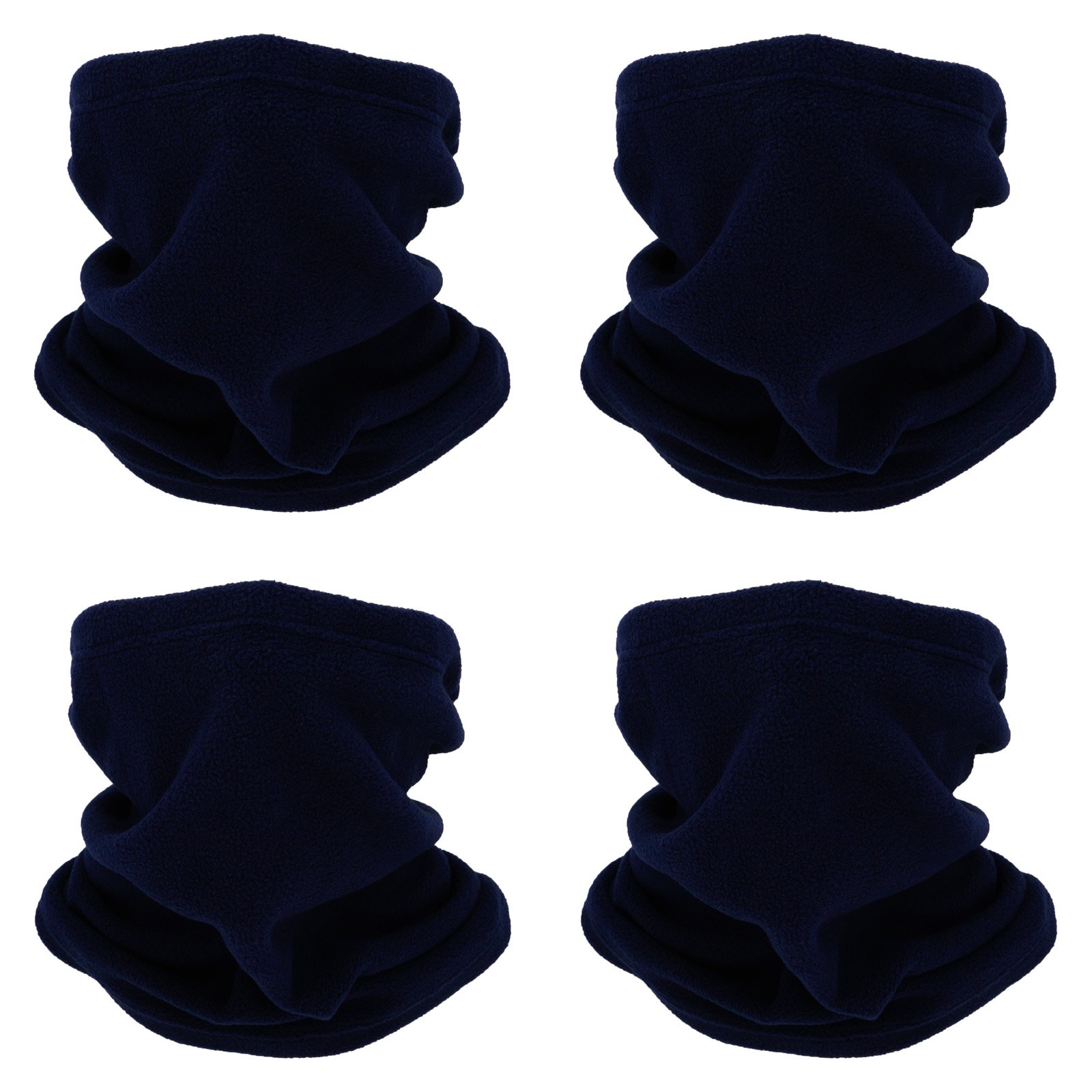 Polar Fleece Neck Gaiter 4pcs