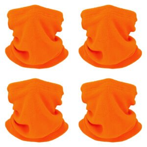 Polar Fleece Neck Gaiter 4pcs