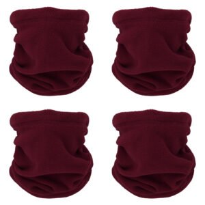 Polar Fleece Neck Gaiter 4pcs