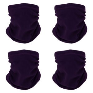 Polar Fleece Neck Gaiter 4pcs