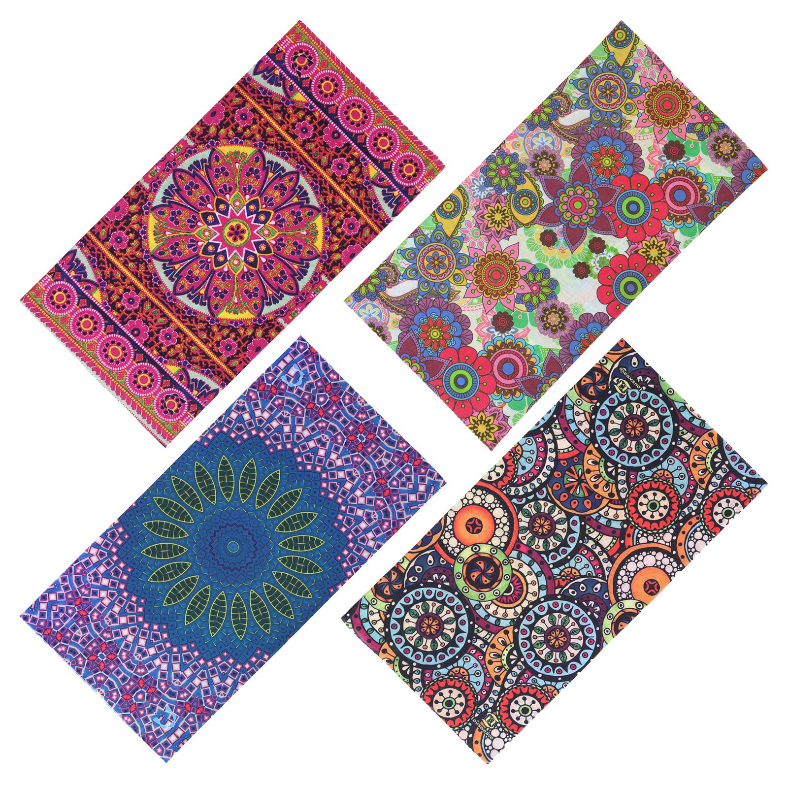 Multifunctional Bandana 4pcs - 图片 3