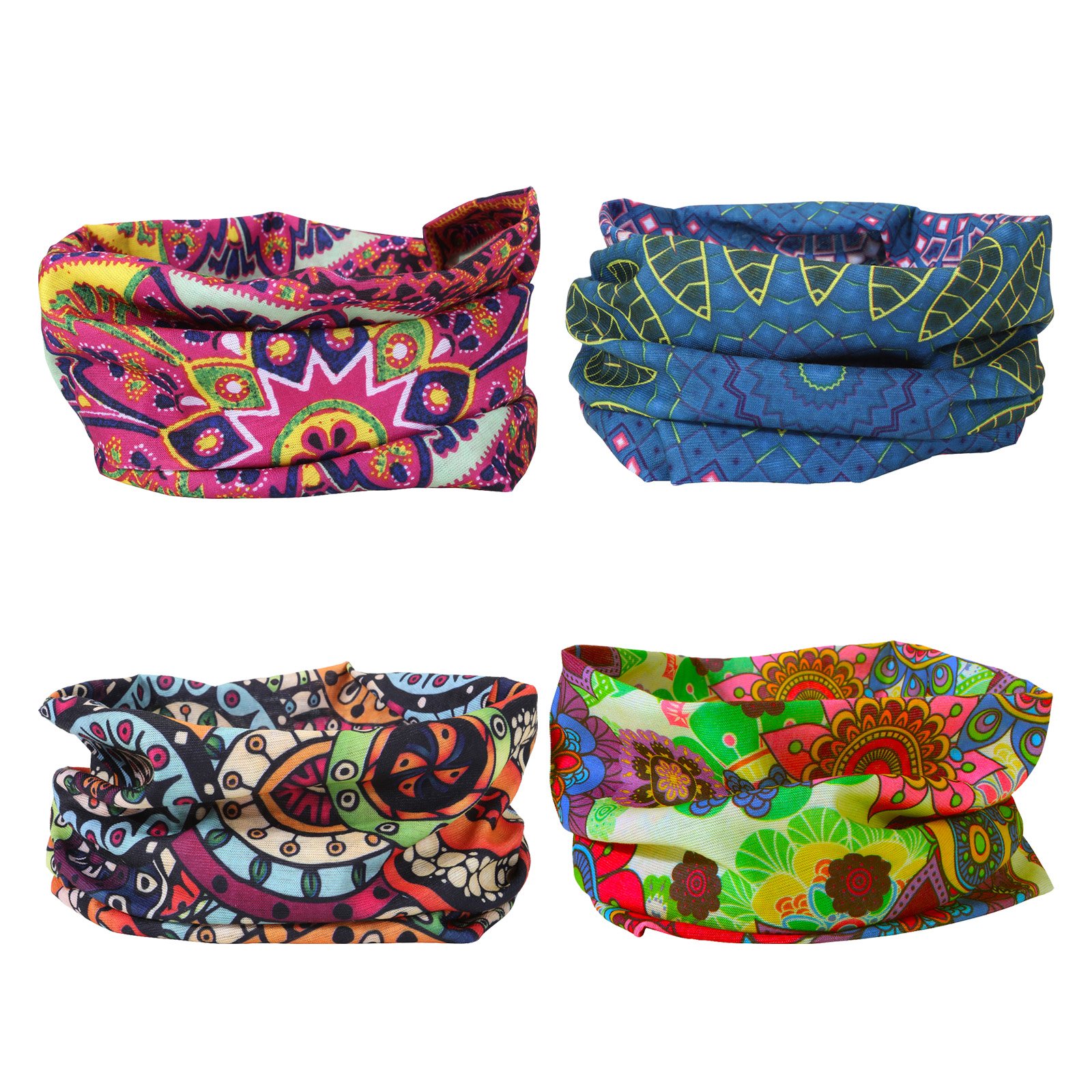 Multifunctional Bandana 4pcs - 图片 2
