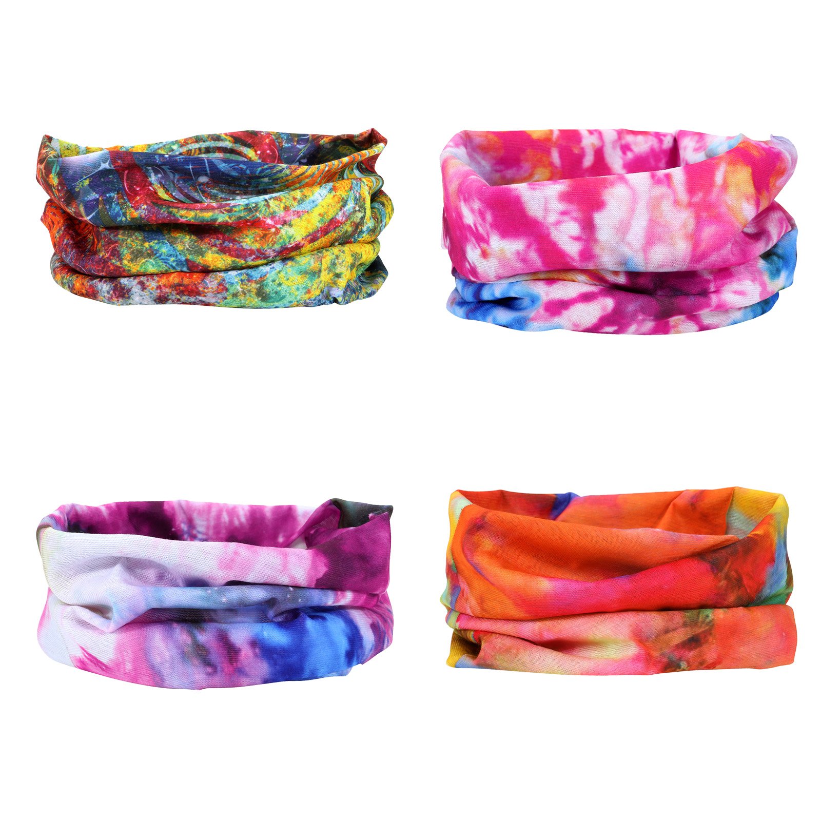 Multifunctional Bandana 4pcs - 图片 2