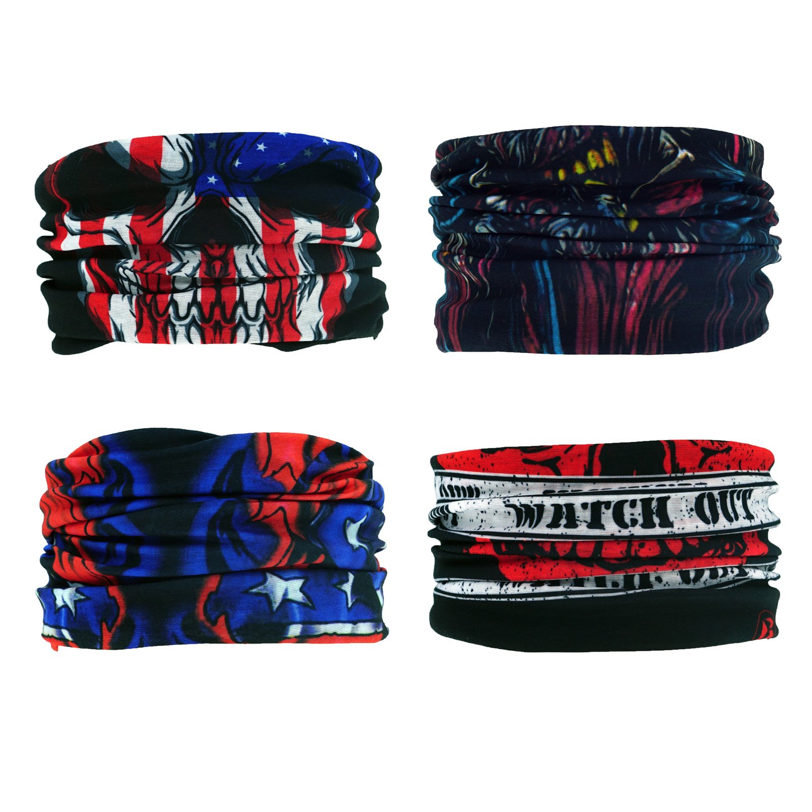 Multifunctional Bandana 4pcs - 图片 2