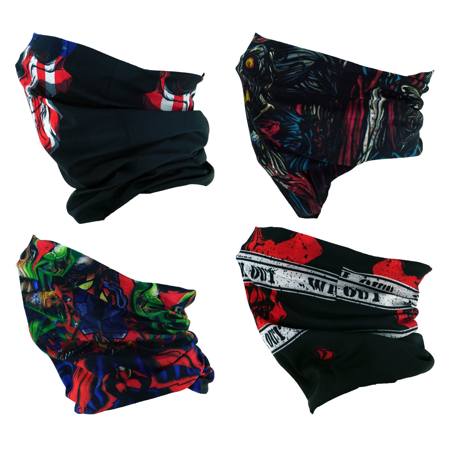 Multifunctional Bandana 4pcs - 图片 3