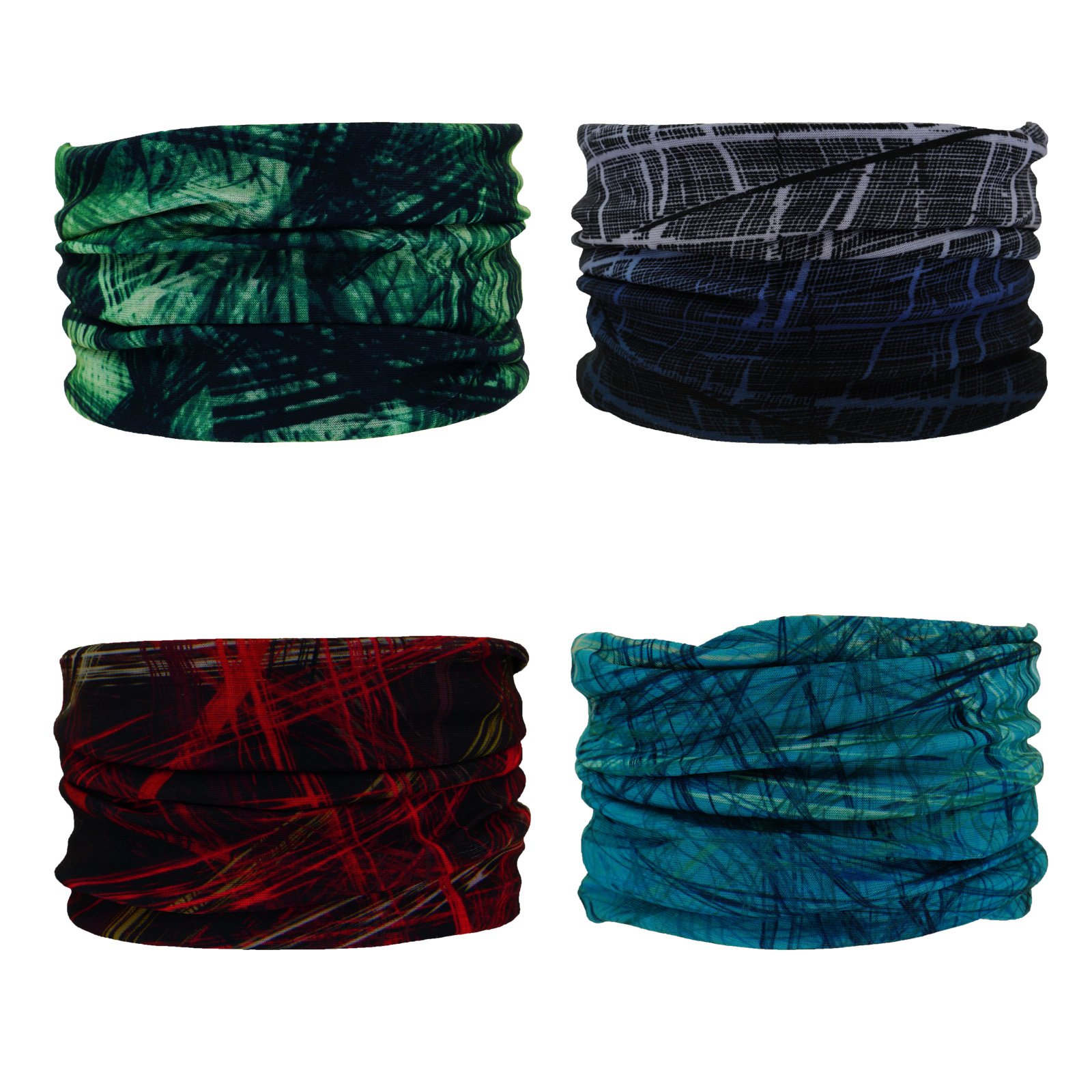 Multifunctional Bandana 4pcs - 图片 3