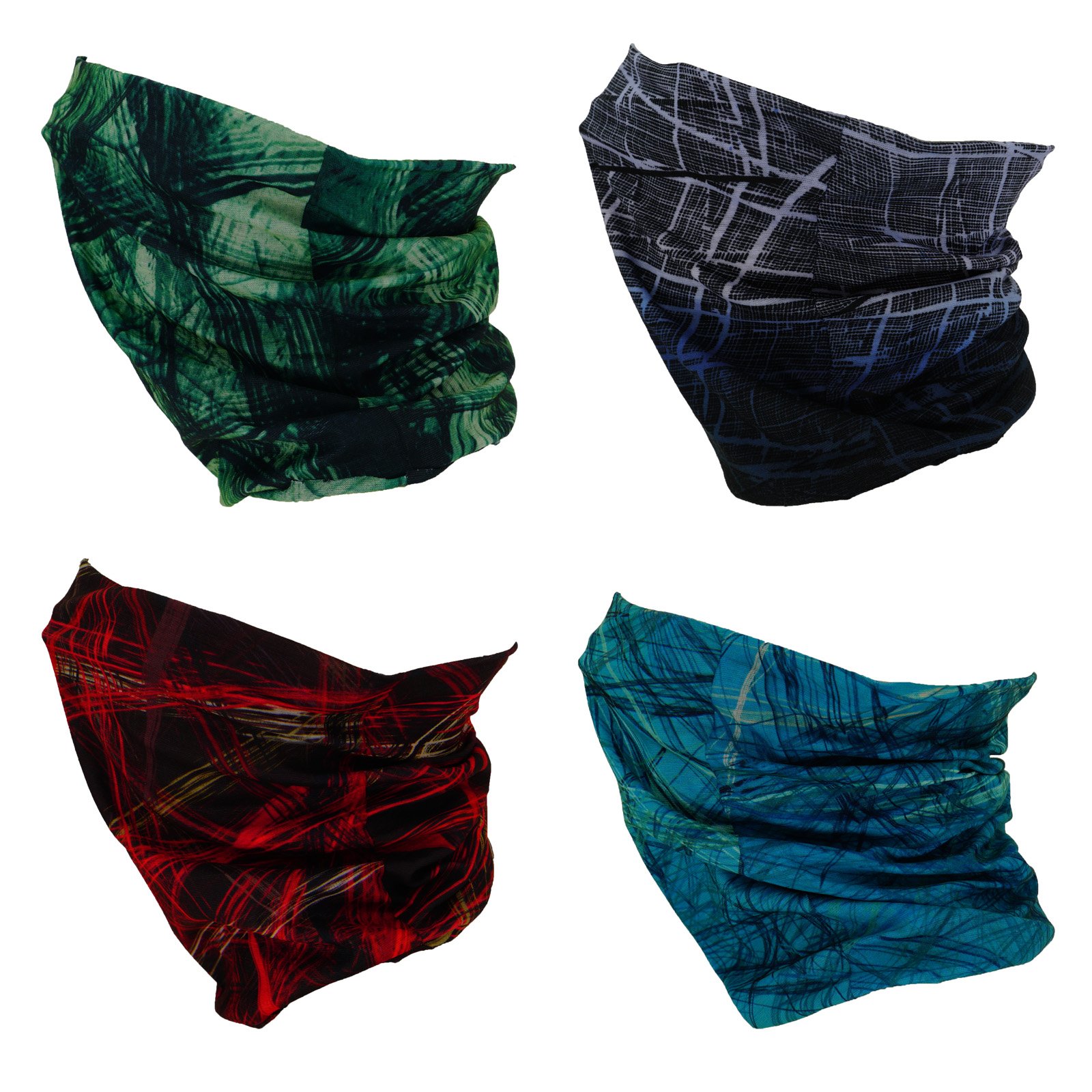 Multifunctional Bandana 4pcs - 图片 2
