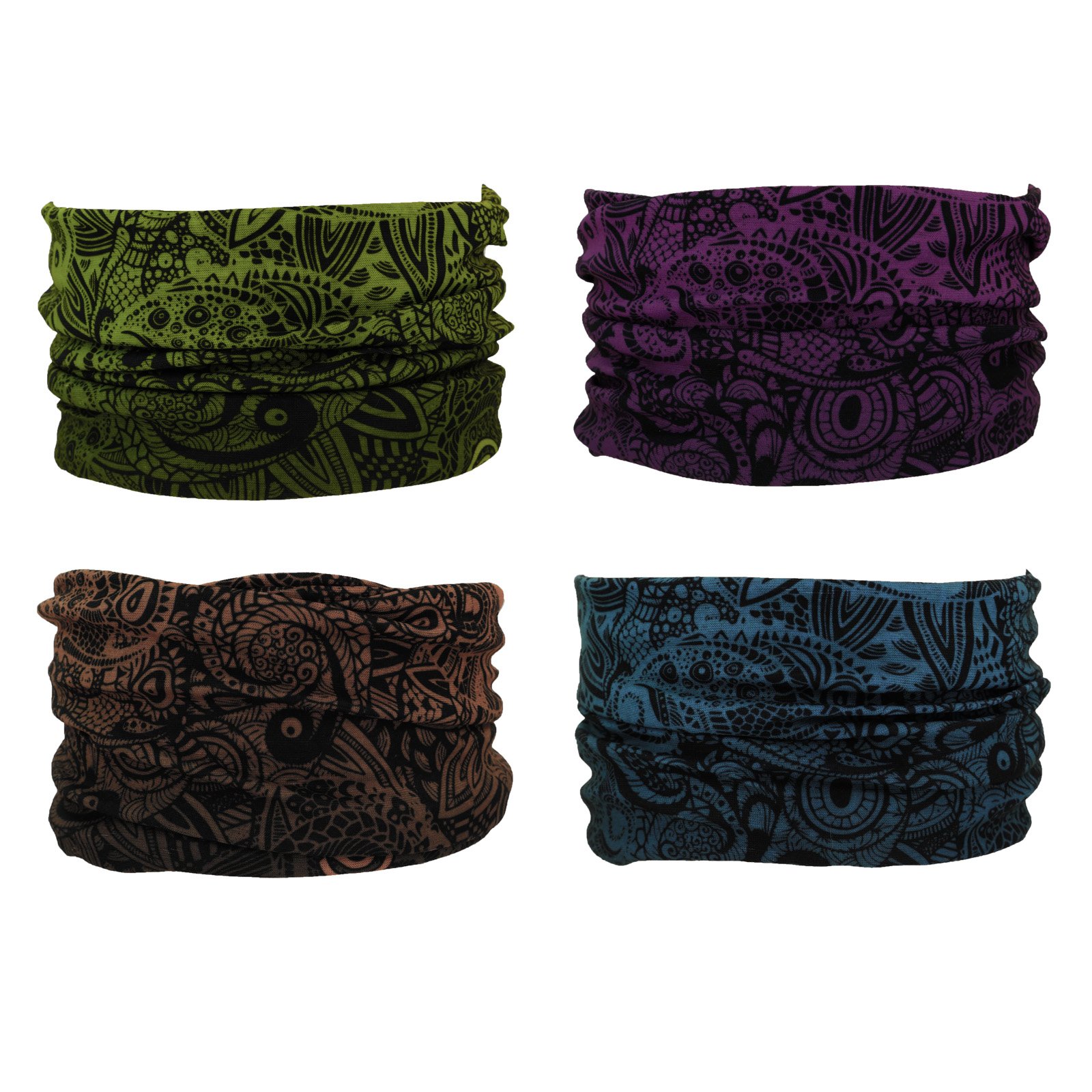Multifunctional Bandana 4pcs - 图片 3