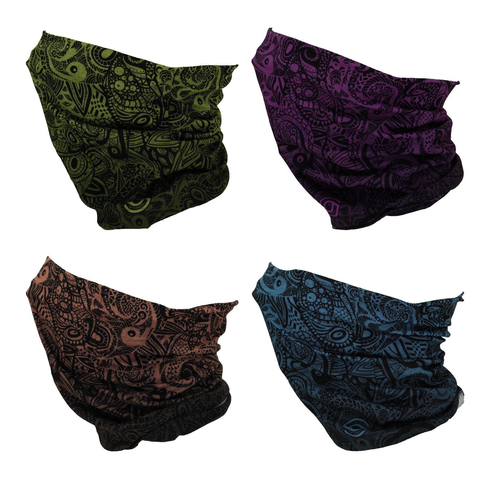 Multifunctional Bandana 4pcs - 图片 2