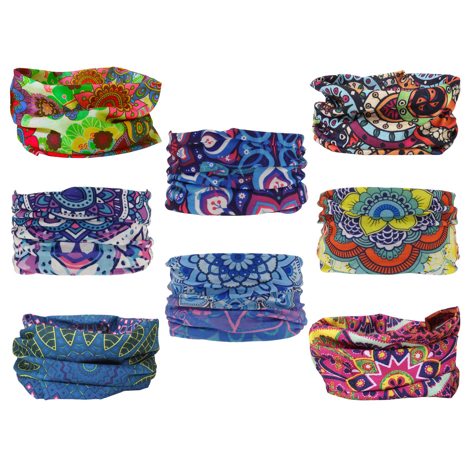 Multifunctional Bandana 8pcs - 图片 2